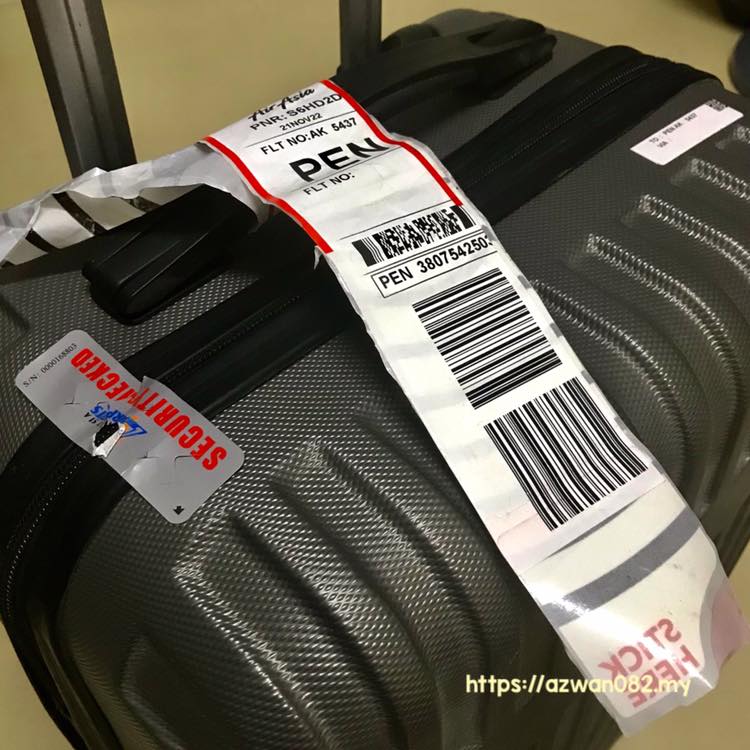 Cara guna kiosk AirAsia untuk checkin sendiri luggage