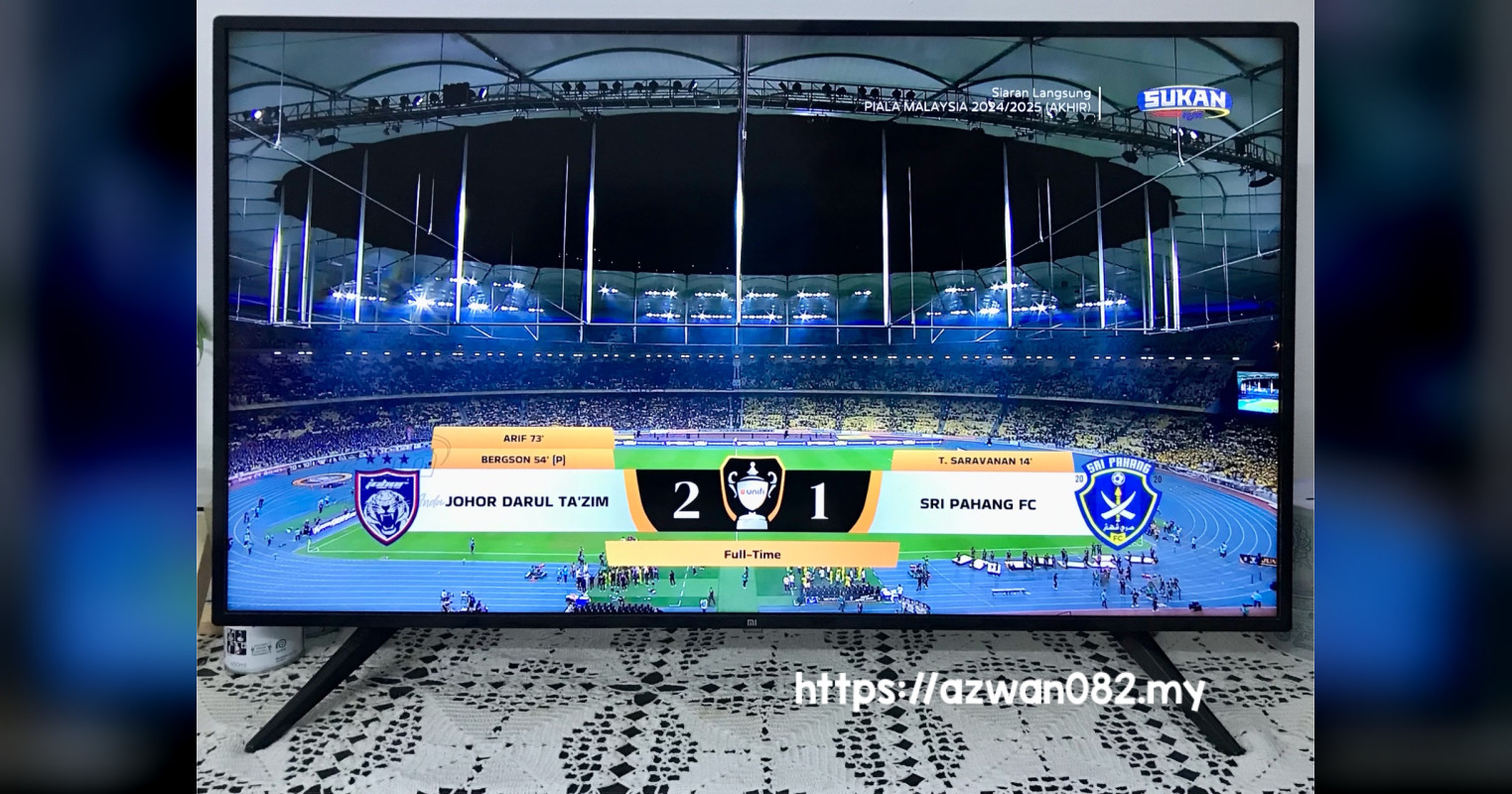Final Piala Malaysia 2024 dah hampir separuh tahun 2025